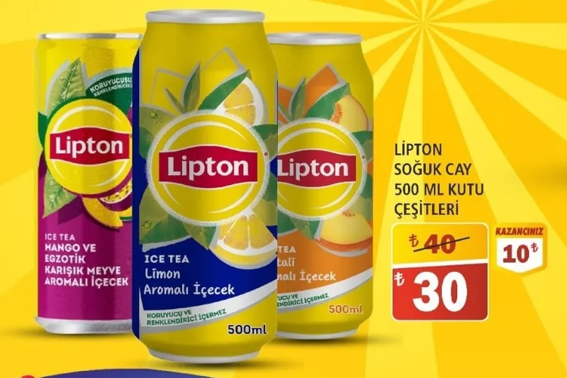 Lipton Soğuk Çay 500 Ml Kutu Çeşitleri