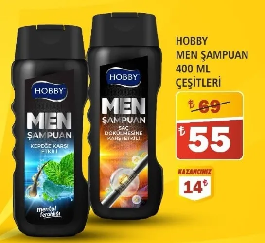 Hobby Men Şampuan 400 Ml