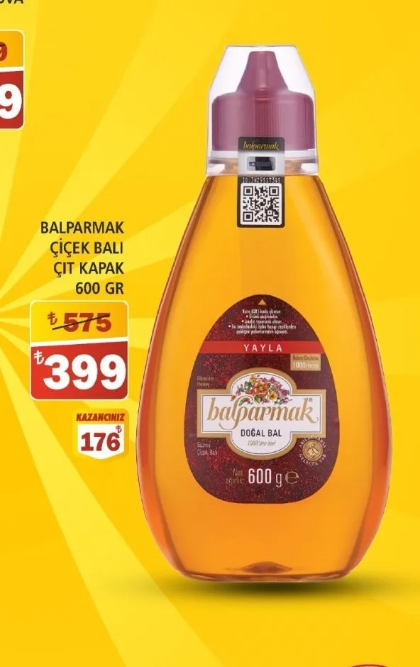 Balparmak Çi̇Çek Bali Çi̇T Kapak 600 Gr