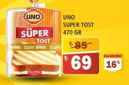 Uno Super Tost 470 Gr