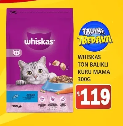 Whiskas Ton Balikli Kuru Mama 300G