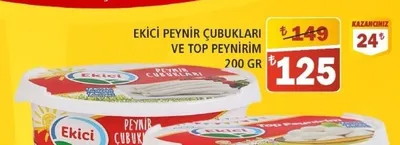 Ekici Peynir Çubukları Ve Top Peyniri 200 Gr