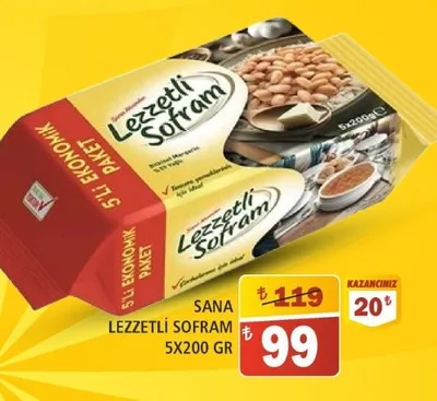 Sana Lezzetli Sofram 5X200 Gr