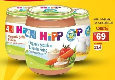 Hipp Organik 125 Gr Çeşitleri