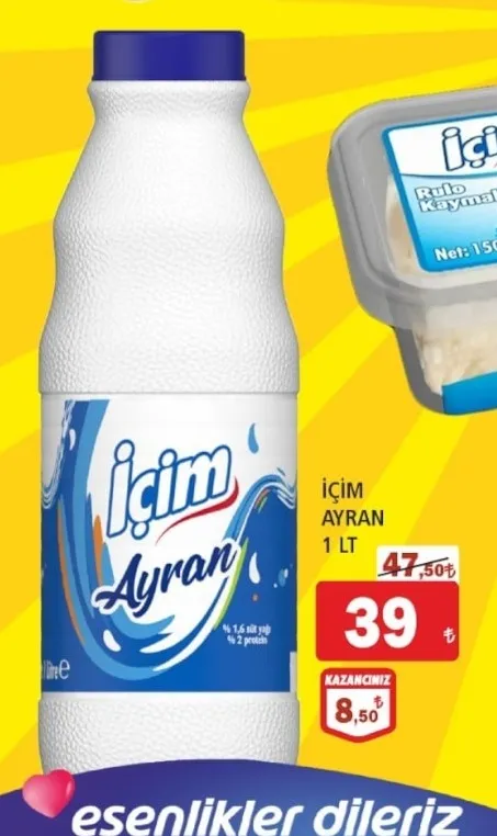 İçim Ayran 1 Lt