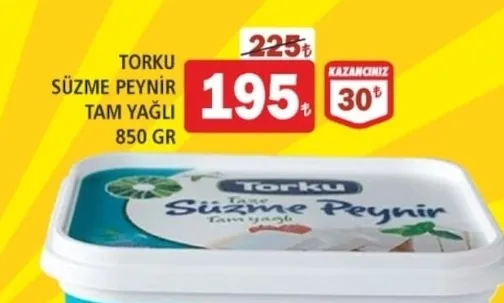 Torku Süzme Peyni̇R Tam Yağli 850 Gr