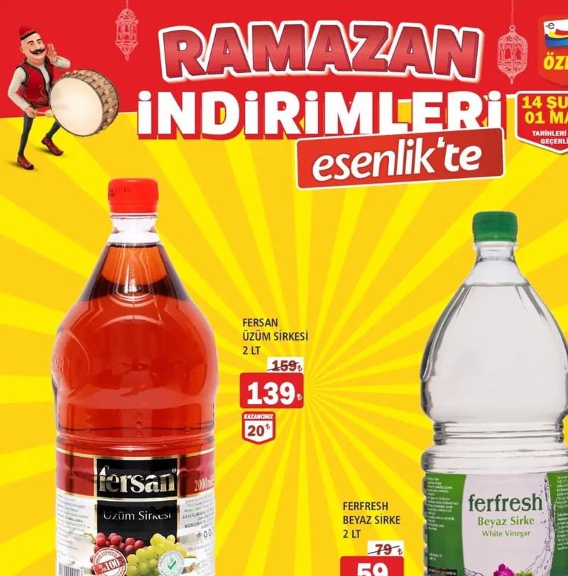 Fersan Üzüm Sirkesi 2 Lt
