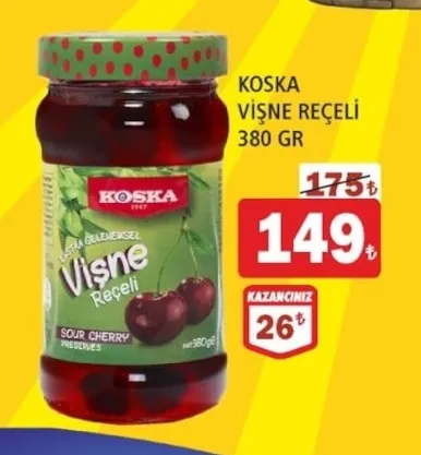 Koska Vi̇Şne Reçeli̇ 380 Gr