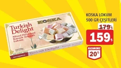 Koska Lokum 500 Gr Çeşi̇Tleri̇