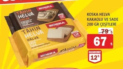 Koska Helva Kakao Ve Sade 200 Gr Çeşi̇Tleri̇