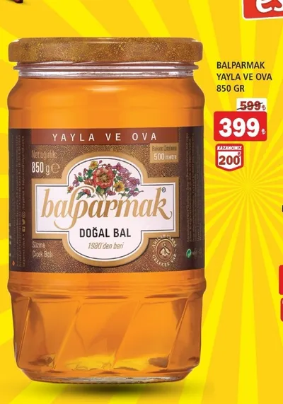 Balparmak Yayla Ve Ova 850 Gr