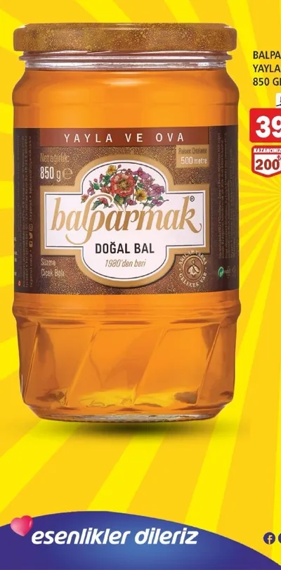 Balparmak Yayla Ve Ova 850 Gr