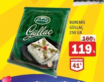 Buremis Güllaç 250 Gr