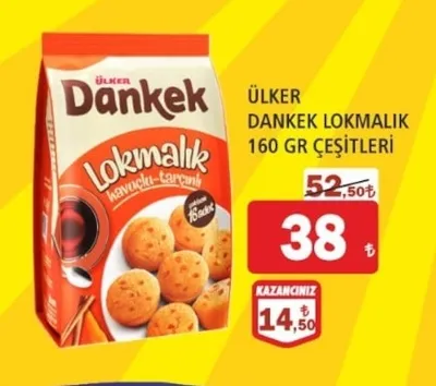 Ülker Dankek Lokmalık 160 Gr Çeşitleri