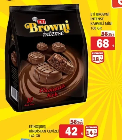 Eti Browni Intense Kahveli Mini 160 Gr