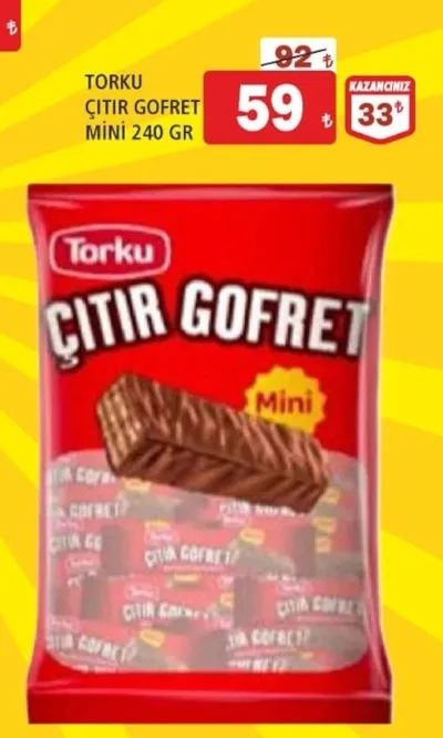 Torku Çi̇Ti̇R Gofret Mi̇Ni̇ 240 Gr