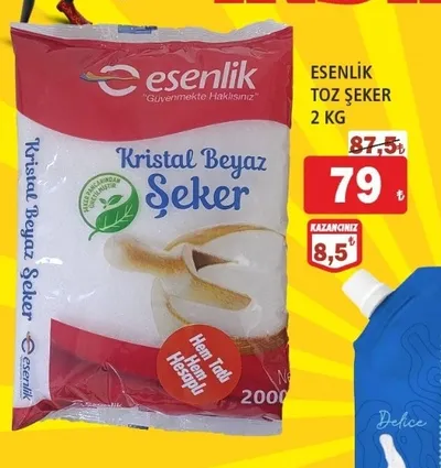 Esenlik Toz Şeker 2 Kg