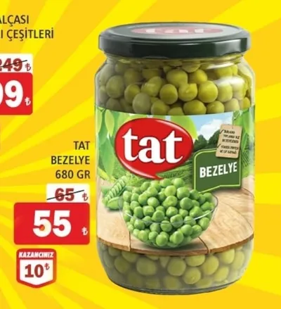 Tat Bezelye 680 Gr