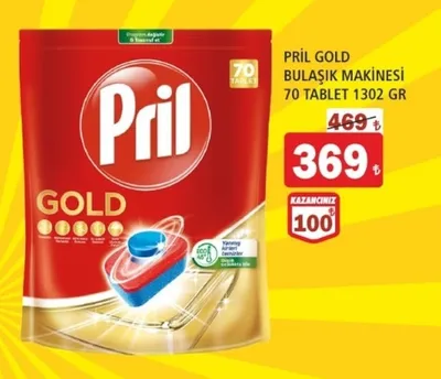 Pril Gold Bulaşik Maki̇Nesi̇ 70 Tablet 1302 Gr