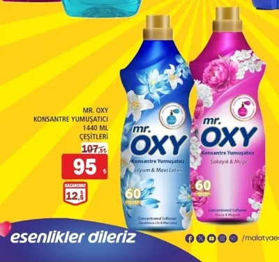 Mr. Oxy Konsantre Yumuşatici 1440 Ml Çeşi̇Tleri̇