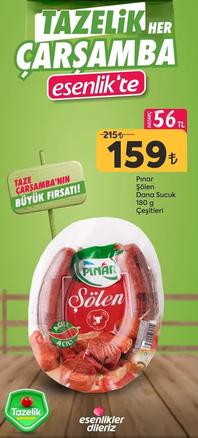 Pınar Şölen Dana Sucuk 180 G Çeşitleri