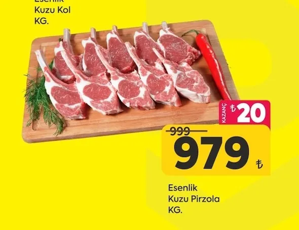 Esenlik Kuzu Pirzola Kg.