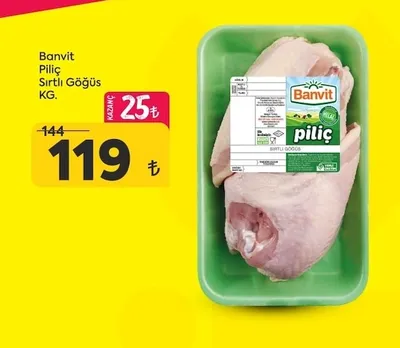 Banvit Piliç Sırtlı Göğüs Kg.