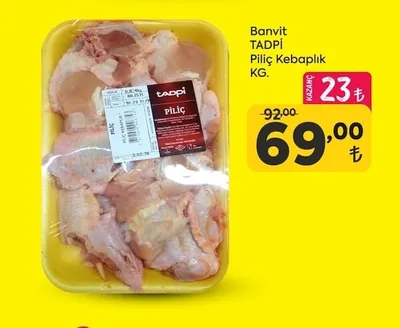 Banvit Tadpi Piliç Kebaplık Kg.