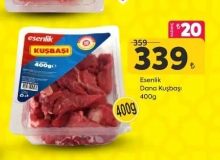Esenlik Dana Kuşbaşı 400G
