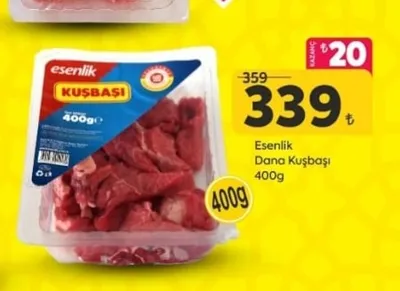 Esenlik Dana Kuşbaşı 400G