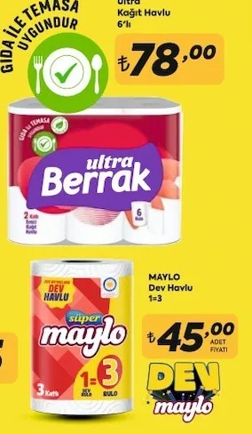 Ultra Kağıt Havlu 6'Lı