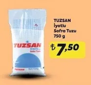 Tuzsan İyotlu Sofra Tuzu 750 G
