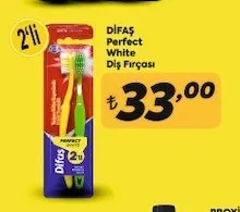 Difaş Perfect White Diş Fırçası 2'Li