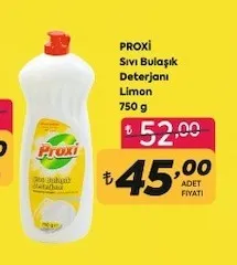 Proxi Sıvı Bulaşık Deterjanı Limon 750 G