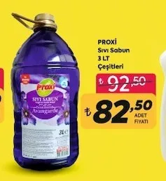 Proxi Sıvı Sabun 3 Lt Çeşitleri