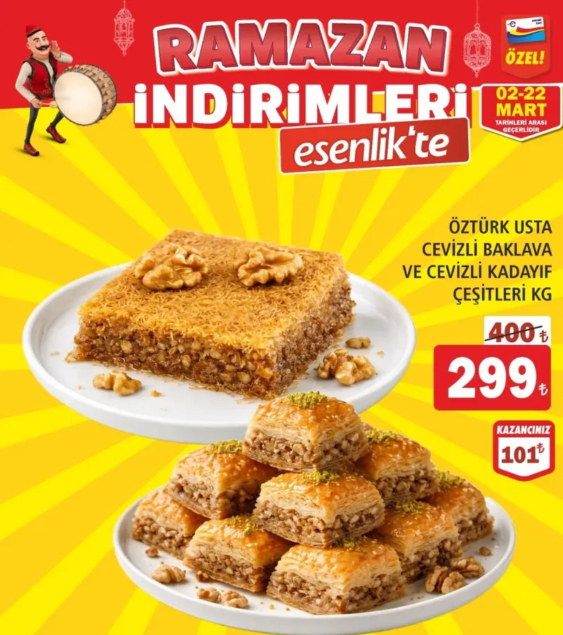 Öztürk Usta Cevizli Baklava Ve Cevizli Kadayıf Çeşitleri Kg
