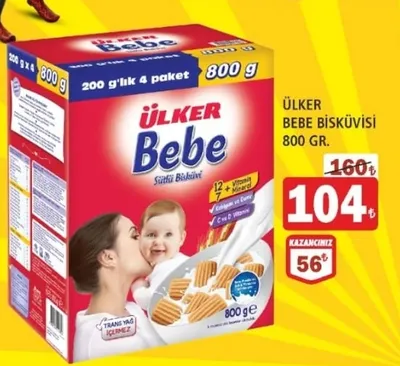 Ülker Bebe Bisküvisi 800 Gr