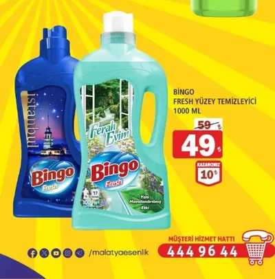 Bingo Fresh Yüzey Temizleyici 1000 Ml
