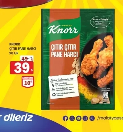 Knorr Çıtır Pane Harcı 90 Gr