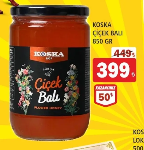 Koska Çiçek Balı 850 Gr