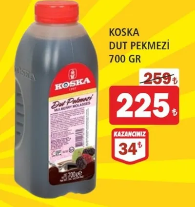 Koska Dut Pekmezi 700 Gr