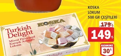 Koska Lokum 500 Gr Çeşitleri