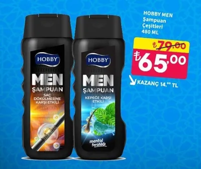 Hobby Men Şampuan Çeşitleri 480 Ml
