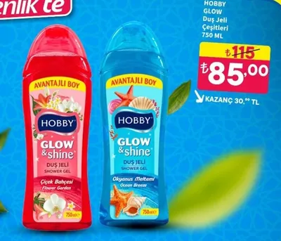 Hobby Glow Duş Jeli Çeşitleri 750 Ml