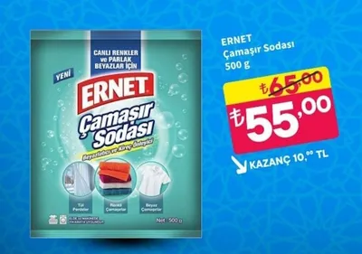 Ernet Çamaşır Sodası 500 G