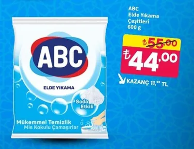 Abc Elde Yıkama Çeşitleri 600 G