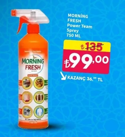 Morning Fresh Power Team Sprey 750 Ml