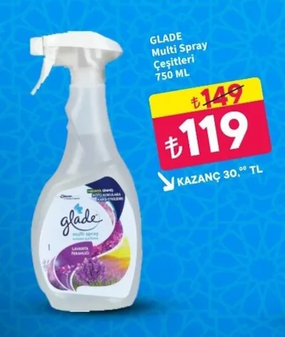 Glade Multi Sprey Çeşitleri 750 Ml