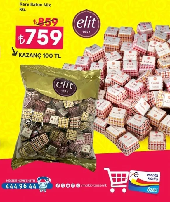 Elit Kare Baton Mix Kg.