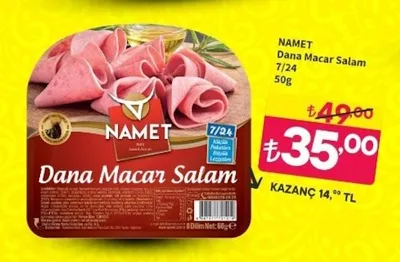 Namet Dana Macar Salam 7/24 50G